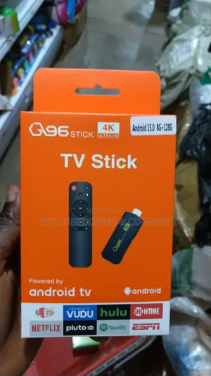 Android Tv Stick - 8gb/128gb, Streaming, Wi-Fi - Black