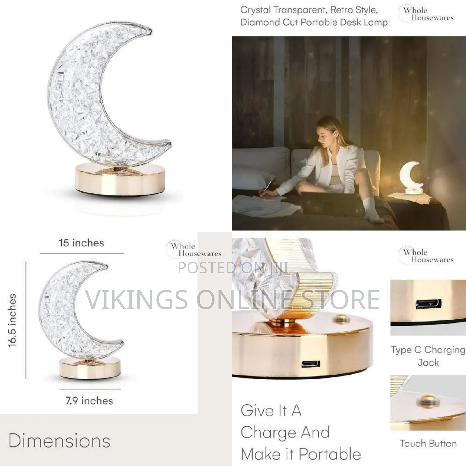 Moon Shaped Lamp