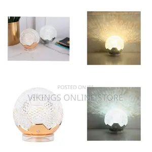 Decorative Crystal or Faceted Sphere Night Light
