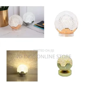 Elegant Soccer Ball Crystal/Acrylic Led Night Light - Multicolor