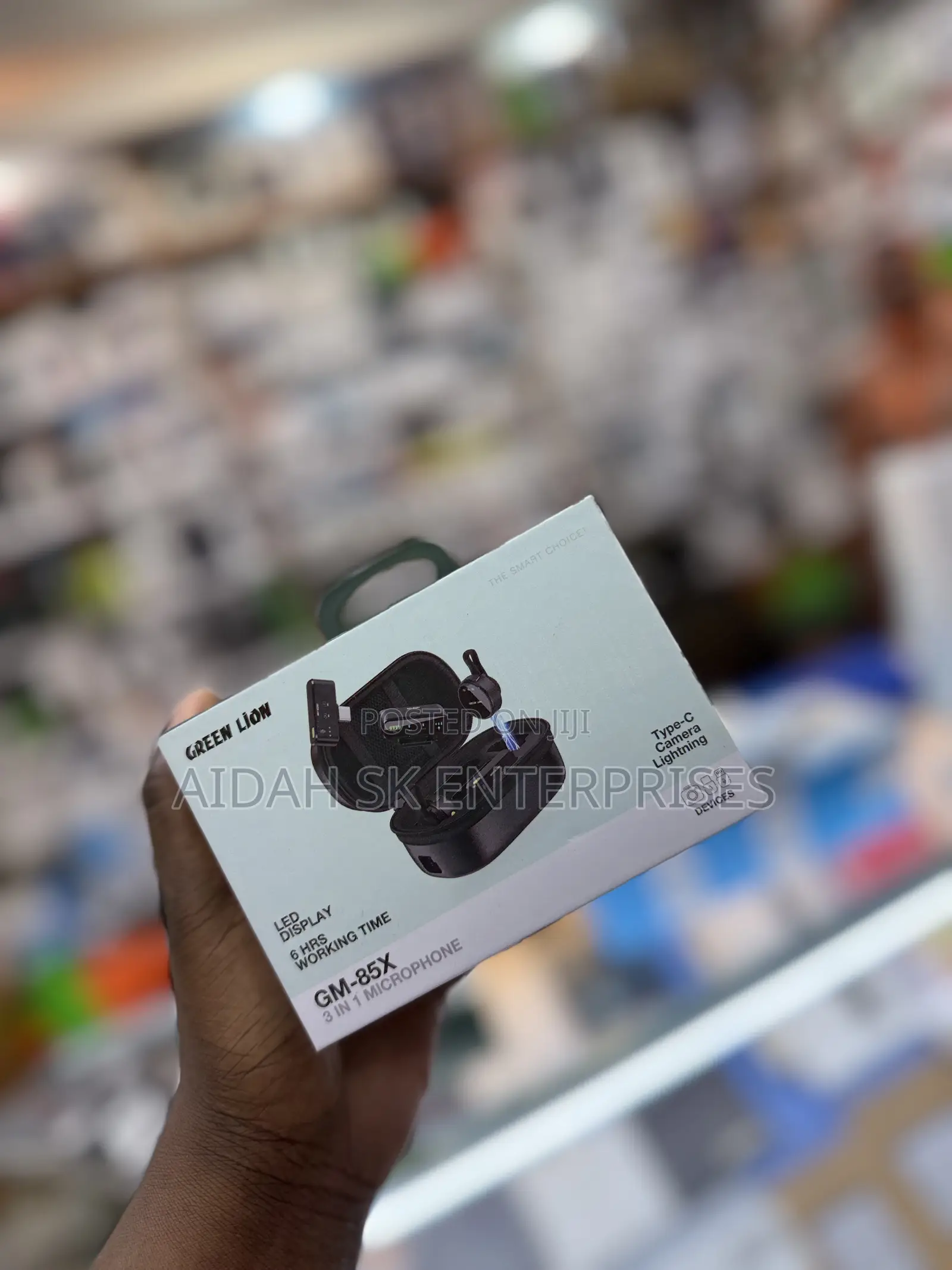 Green Lion Gm-85x 3 in 1 Wireless Microphone