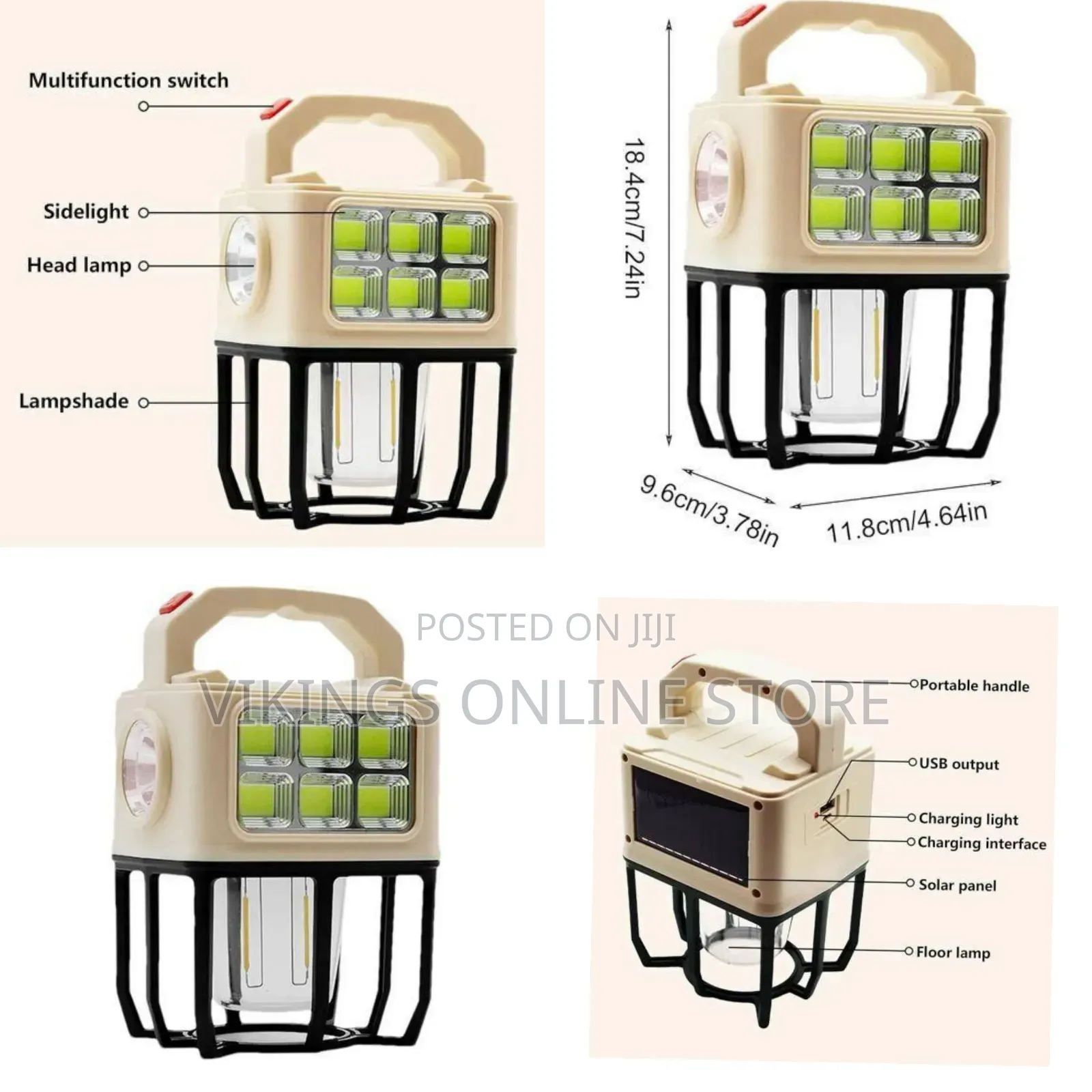 Portable Solar Tent Light