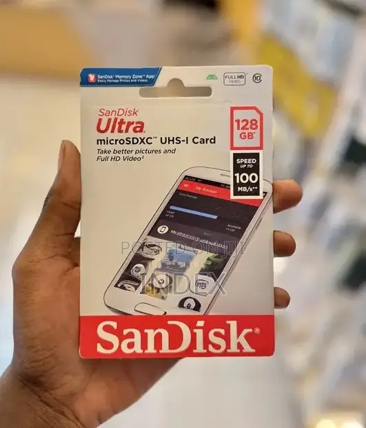 Sandisk 128gb Memory Card Ultra Sd 100mb/S