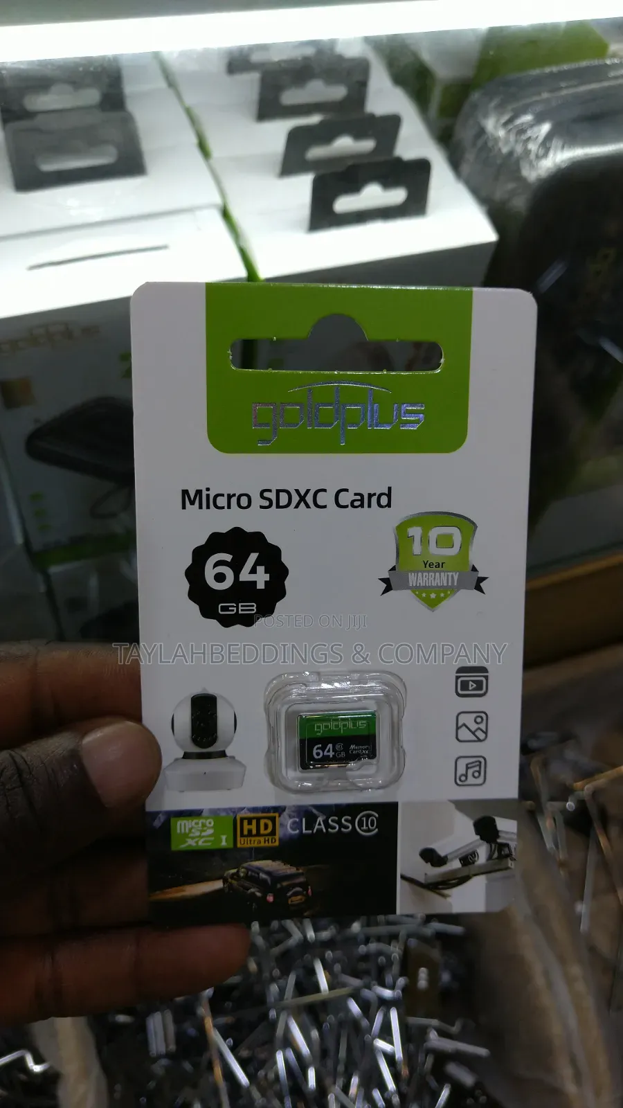 64gb High Speed Micro Camera Memory Card - Black