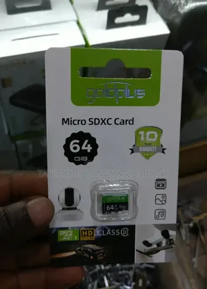 64gb High Speed Micro Camera Memory Card - Black