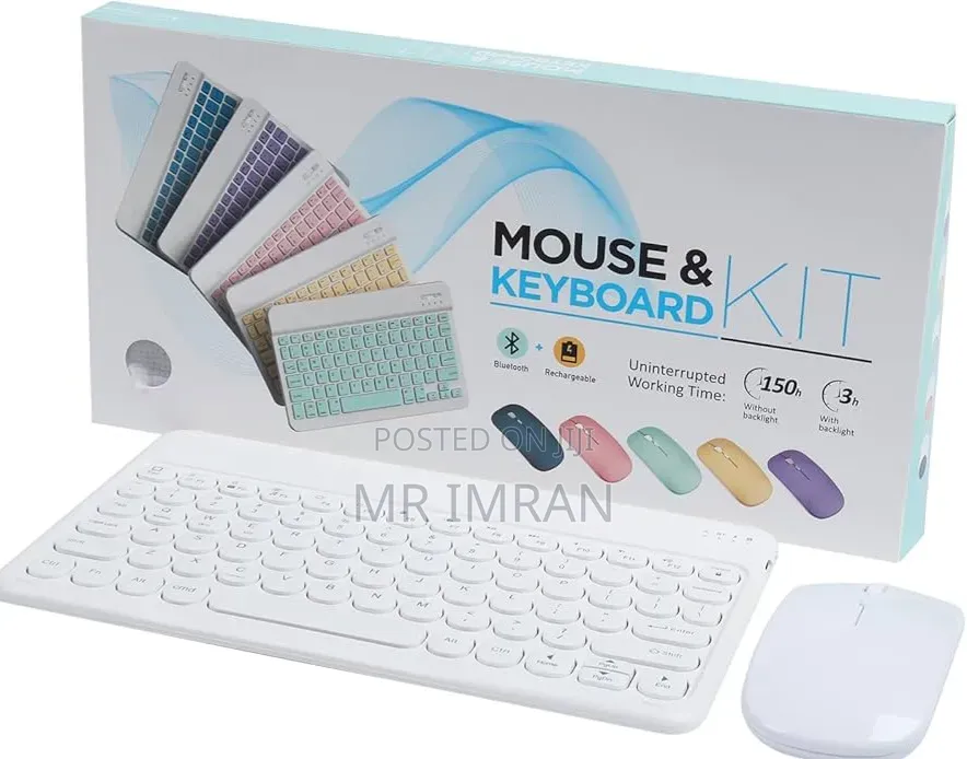 Rechargeable Bluetooth Keyboard and Mouse Combo