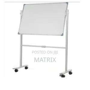 Whiteboard (90x180cm) With Adjustable Stand Plus Markers Eraser