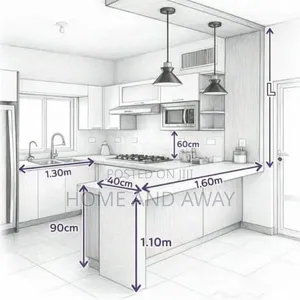 Customized Modern Kitchen Cabinets From 845,000/- Per Running Meter
