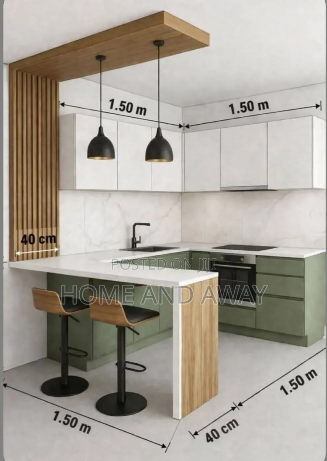 Customized Modern Kitchen Cabinets From 845,000/- Per Running Meter