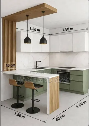 Customized Modern Kitchen Cabinets From 845,000/- Per Running Meter