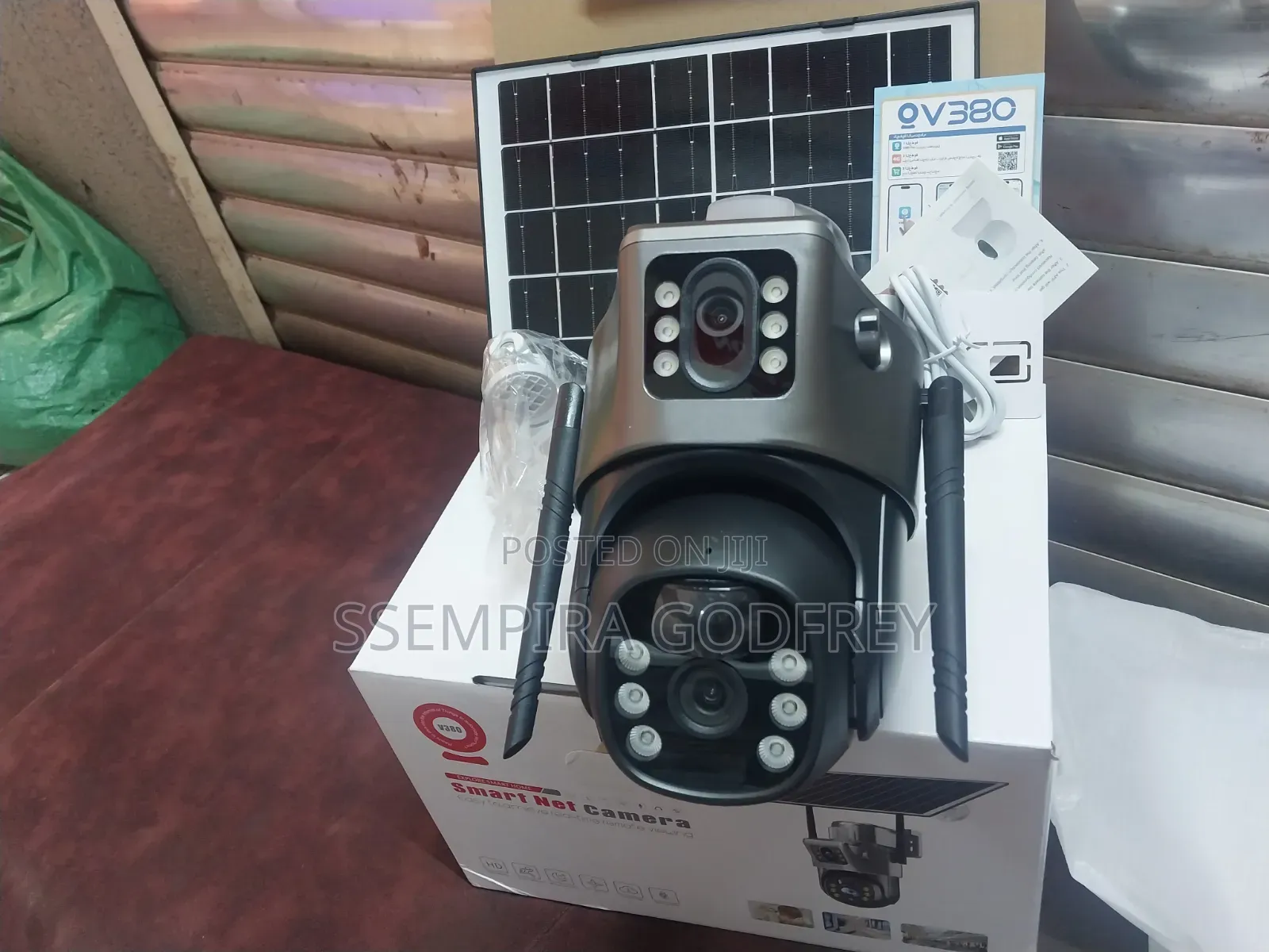 Super Hd 1080 2lens Solar 8mp Camera