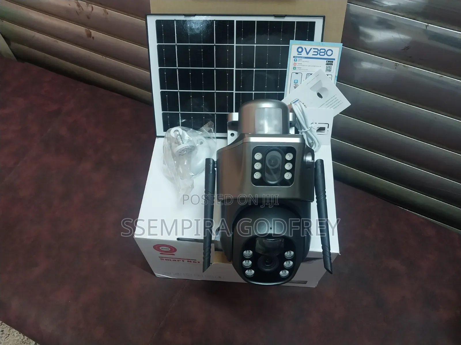 Super Hd 1080 2lens Solar 8mp Camera