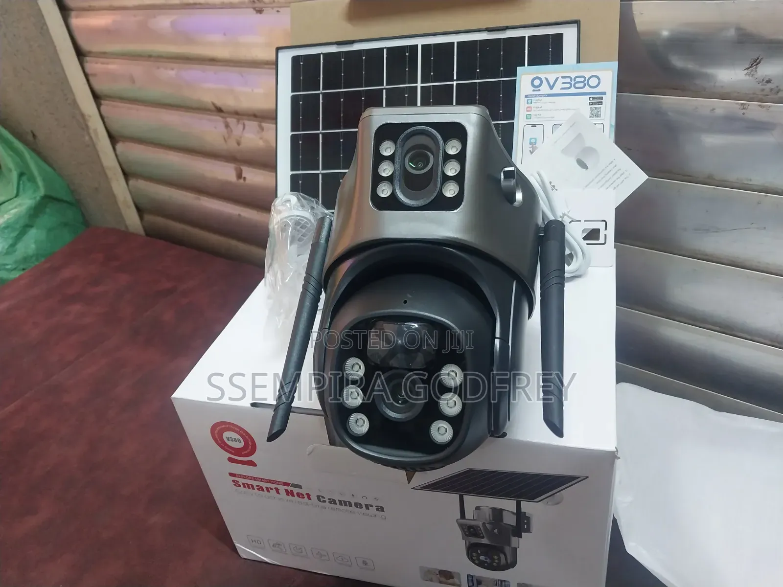 Super Hd 1080 2lens Solar 8mp Camera