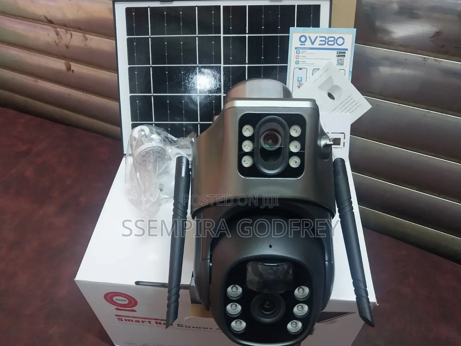 V380 Pro Solar Security Camera Sim Card