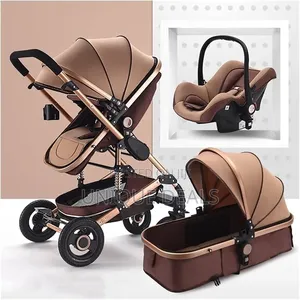 3 in 1 Baby Stroller - Lightweight, Foldable Infant Carriage