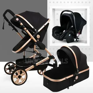 3 in 1 Baby Stroller - Lightweight, Foldable Infant Carriage