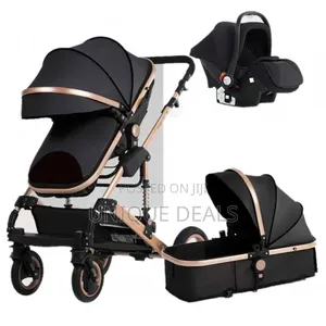 3 in 1 Baby Stroller - Lightweight, Foldable Infant Carriage