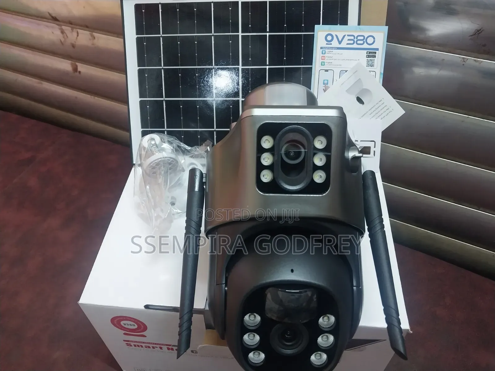 100meters Wide Solar 4g Survillance Camera