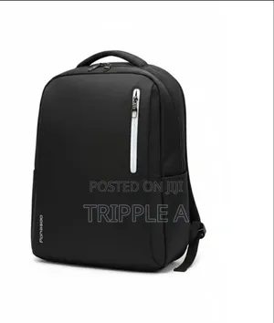 Sleek Black Laptop Backpack