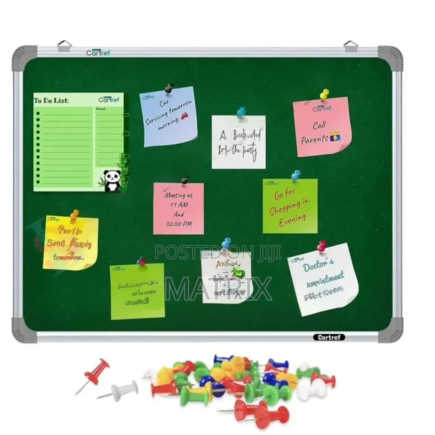 45x60cm Notice Board With Free Push Pins