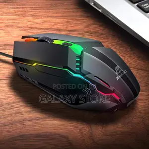 Led Backlit RGB Wired Gaming Mouse 1600 Dpi Gamer Mice