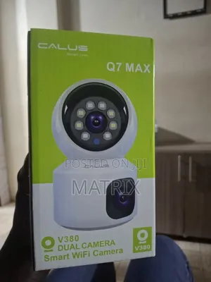 V380 Smart Wifi Camera With Dual Lens Calus Q7 Max