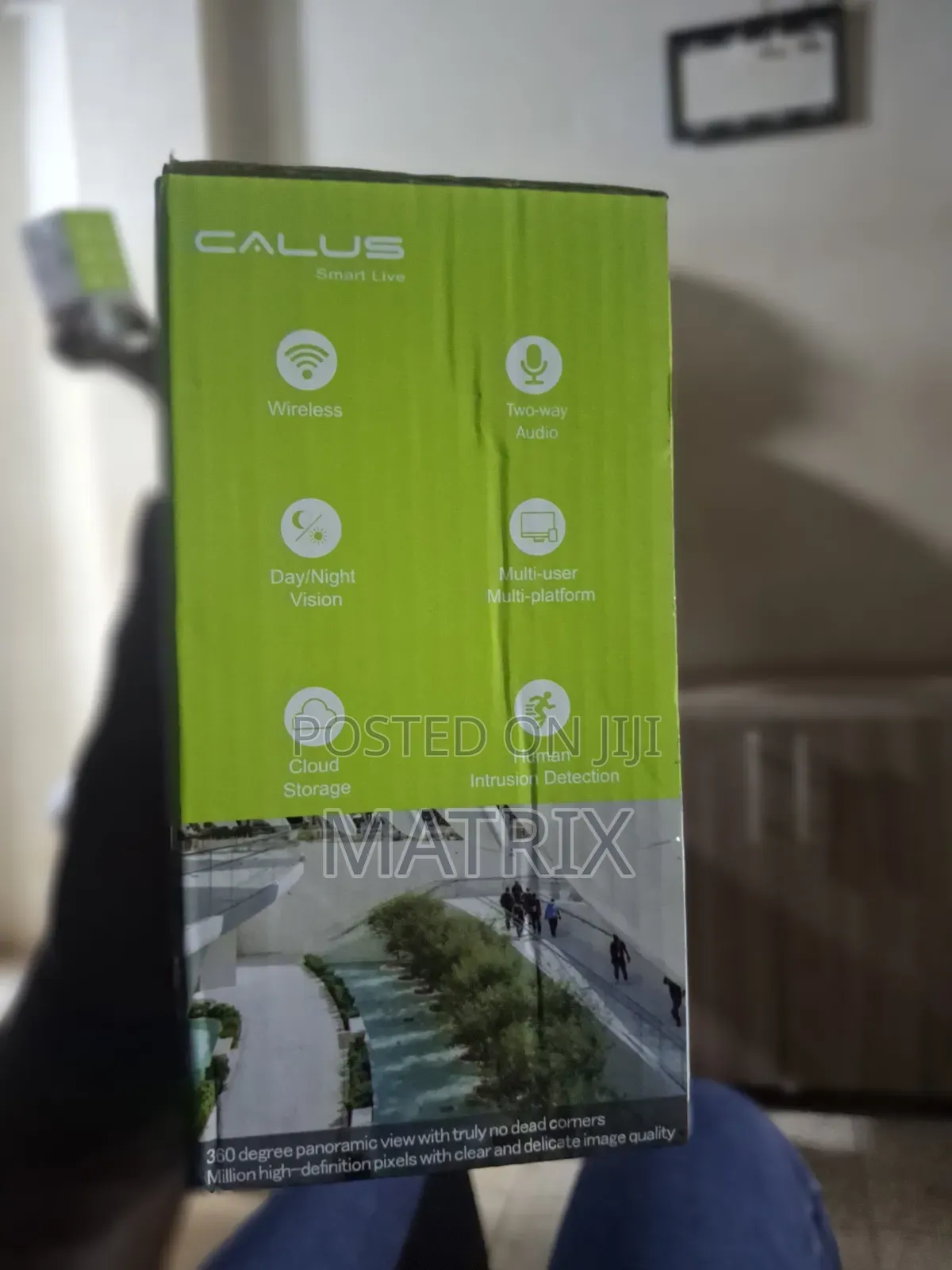 V380 Smart Wifi Camera With Dual Lens Calus Q7 Max