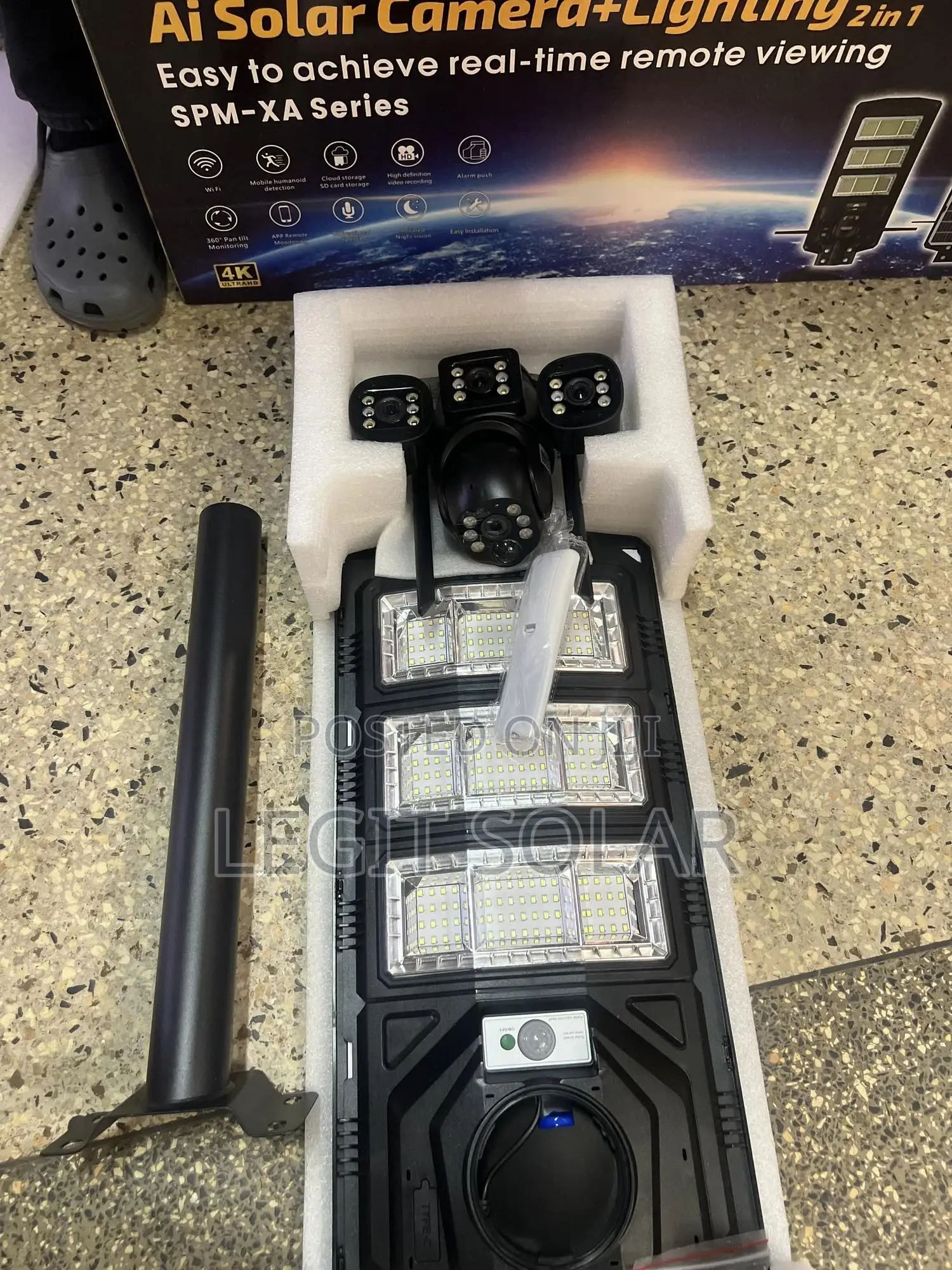 Ai Solar Camera + Lighting System (Spm-xa Series)