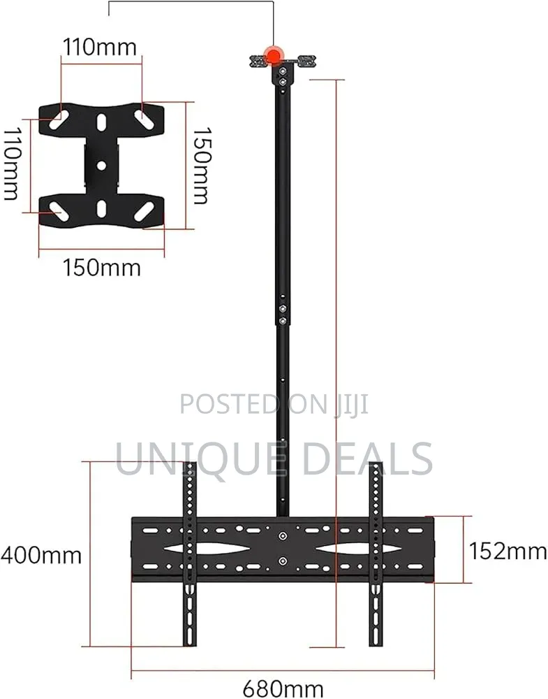 Multifunction Adjustable Ceiling Tv Mount
