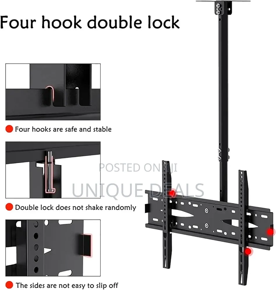 Ceiling Tv Mount Bracket For 14 55 Inch Flat Screen