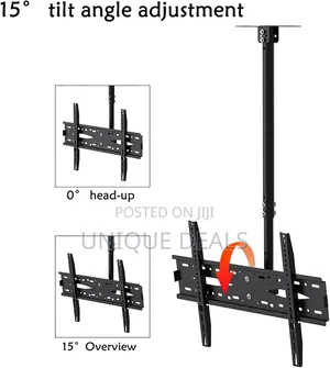 Ceiling Tv Mount Bracket For 14 55 Inch Flat Screen