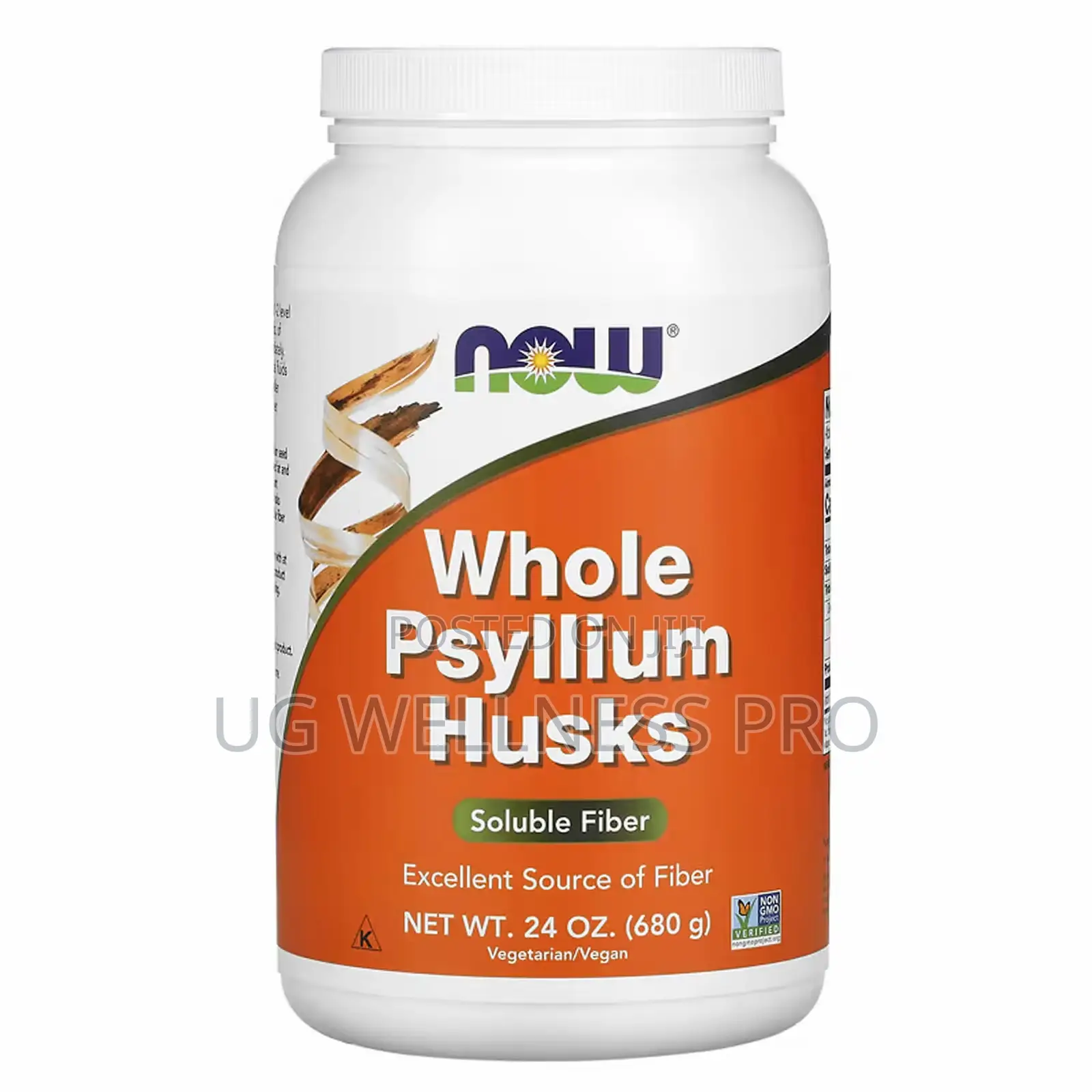 Now Foods Whole Psyllium Husks, 24 Oz (680 G)