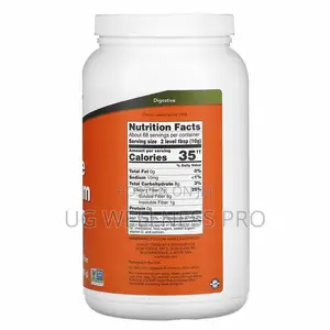 Now Foods Whole Psyllium Husks, 24 Oz (680 G)