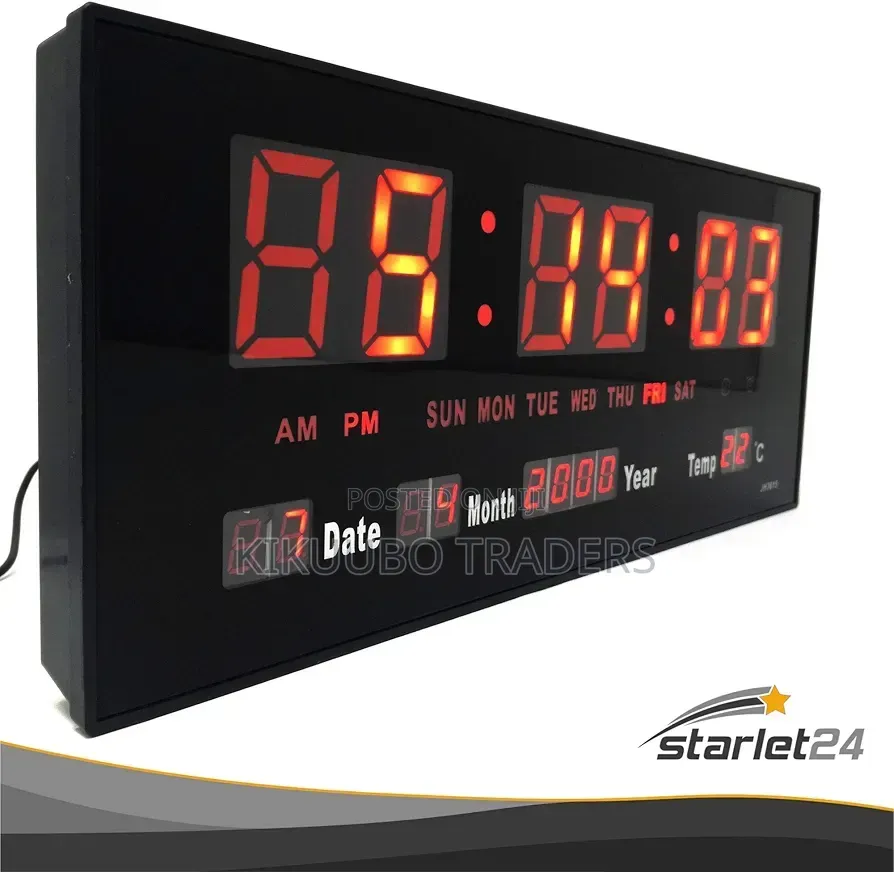 Led Wall Clock With Timer Alarm Clock Snooze