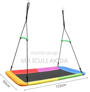 Sorbus Rectangular Saucer Tree Swing Designed for Outdoor Backyard Use