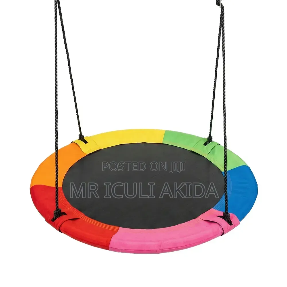 Round Saucer Tree Swing Designed for Both Kids and Adults