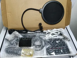 Podcast Condensor Microphone Sound Effects Mixer