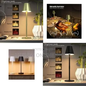 Cordless Rechargeable Led Table Lamp - Multicolor