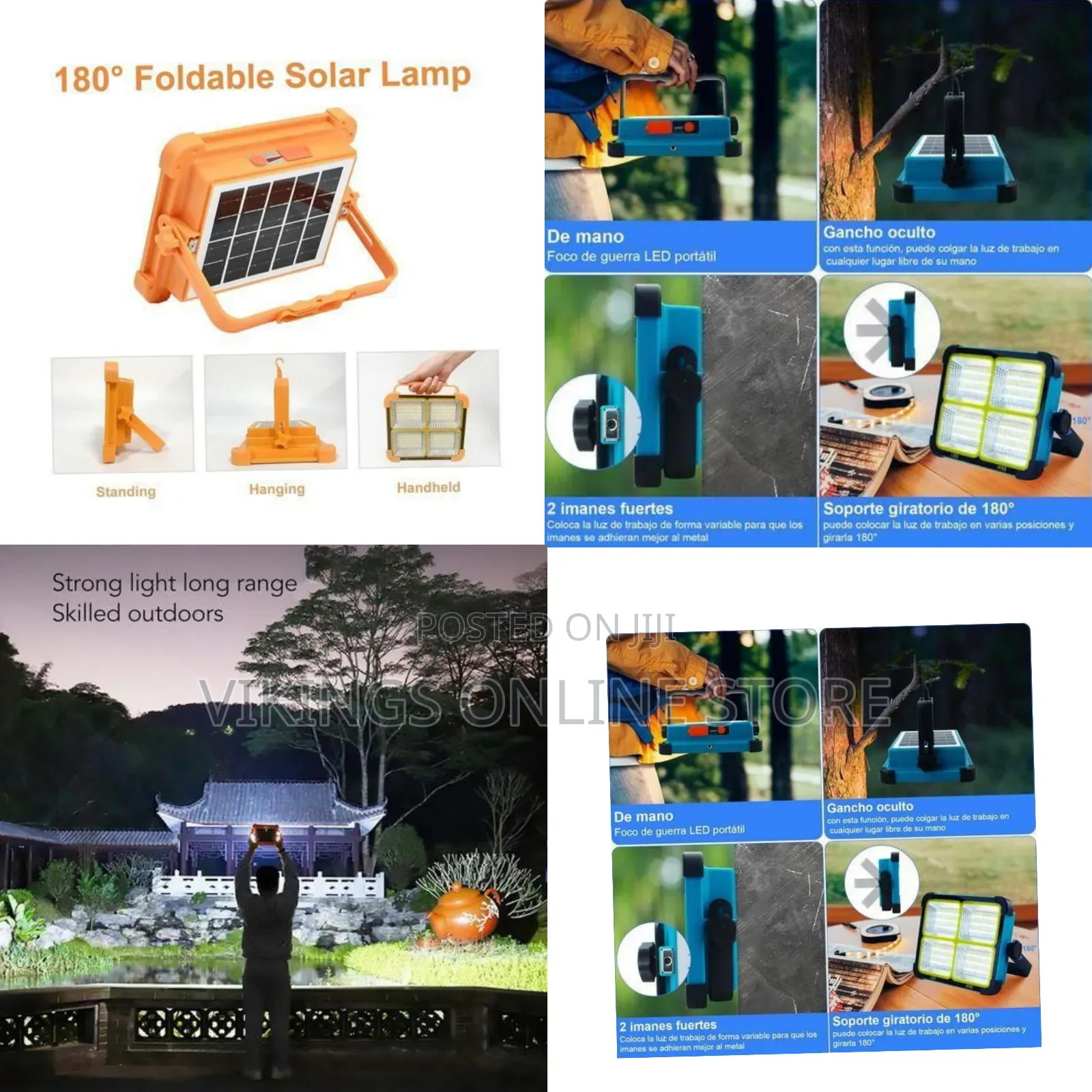 High-Quality Solar Outdoor Led Flood Light - Multicolor