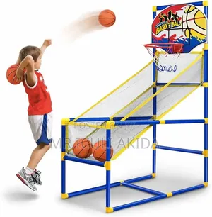 Children's Indoor Arcade Basketball Shooting Game Set