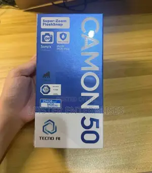 New Tecno Camon 50 256 GB Gray