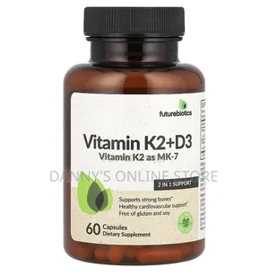 Vitamin D3 5000 Iu + , as Mk-7 , 60 Capsules