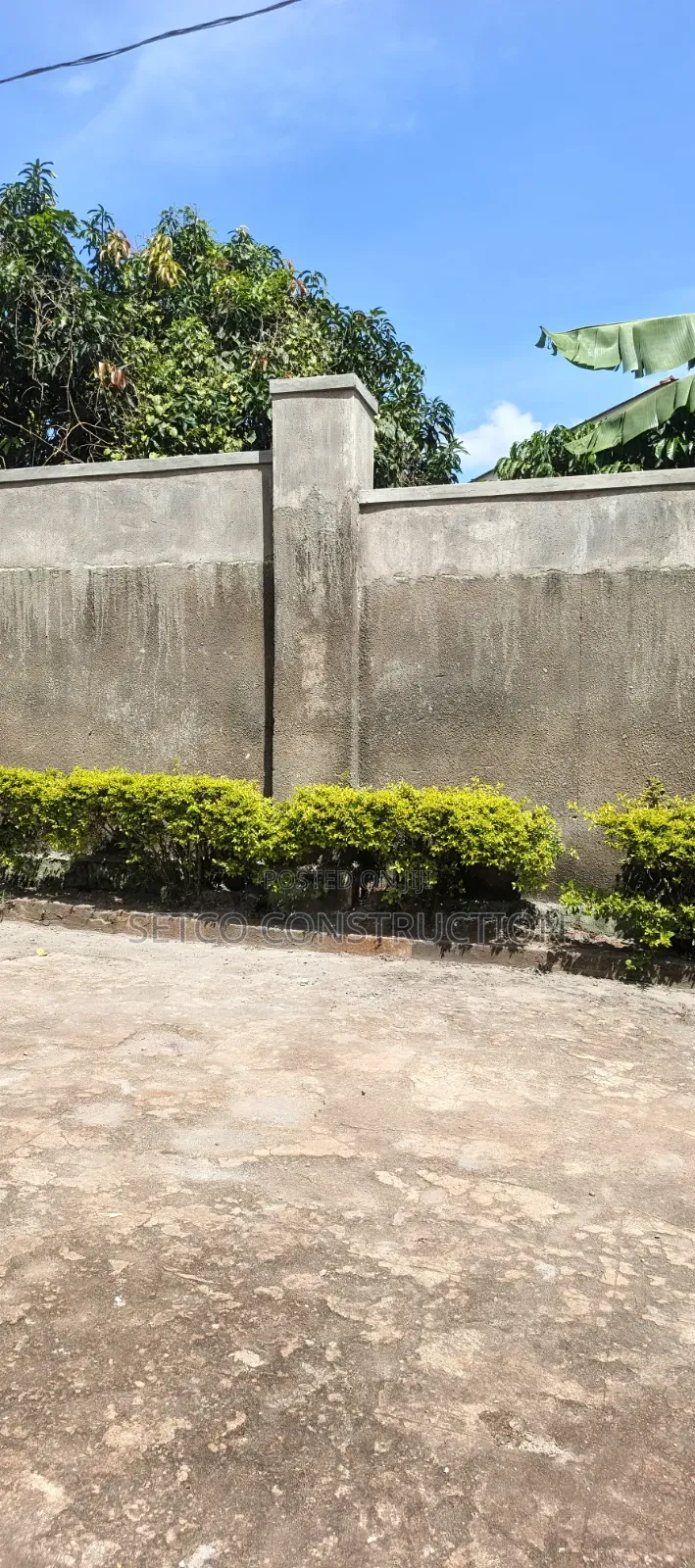 Wall Fence Construction