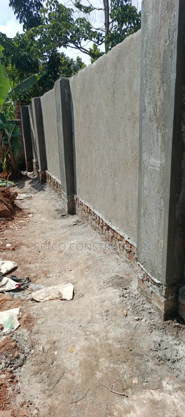 Wall Fence Construction