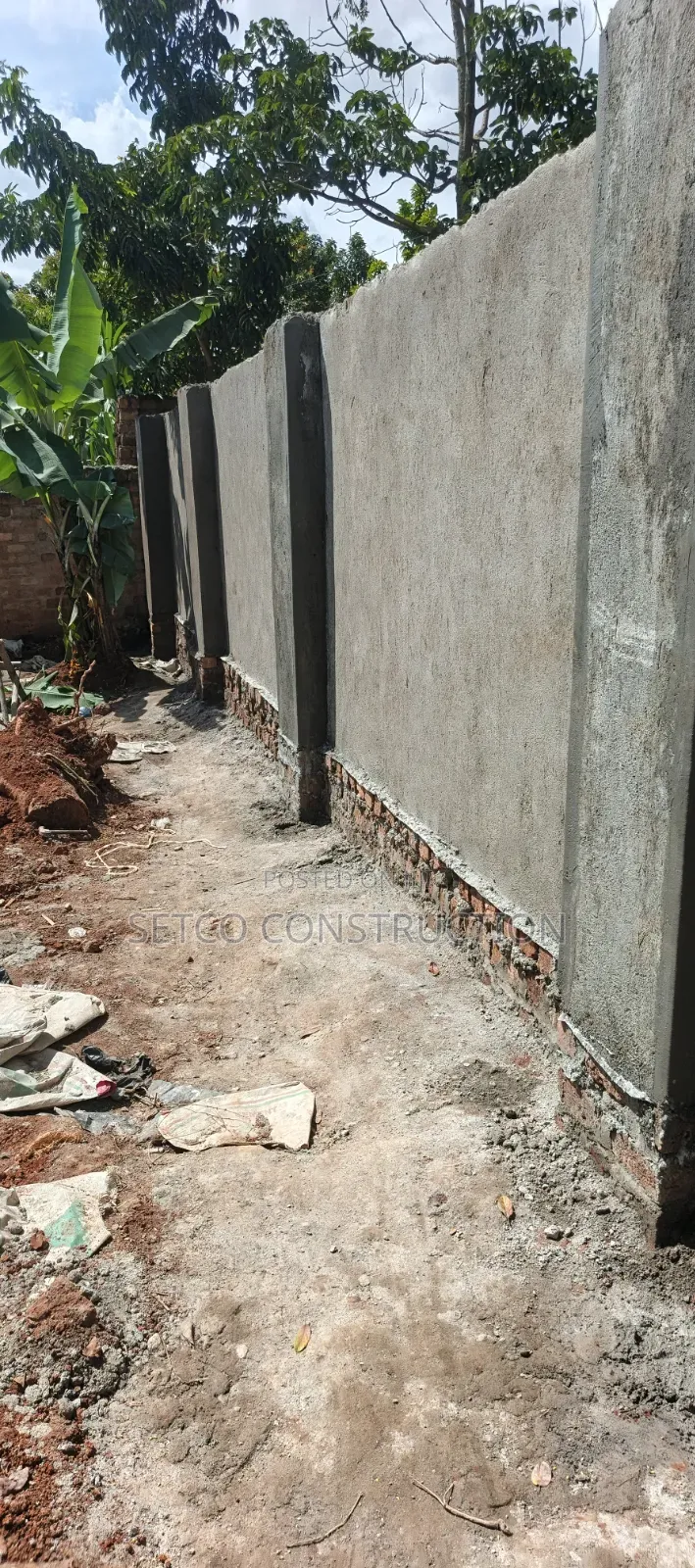 Wall Fence Construction