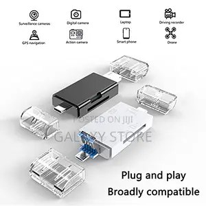 3 in 1 Usb Type C Card Reader With Multifunction Otg