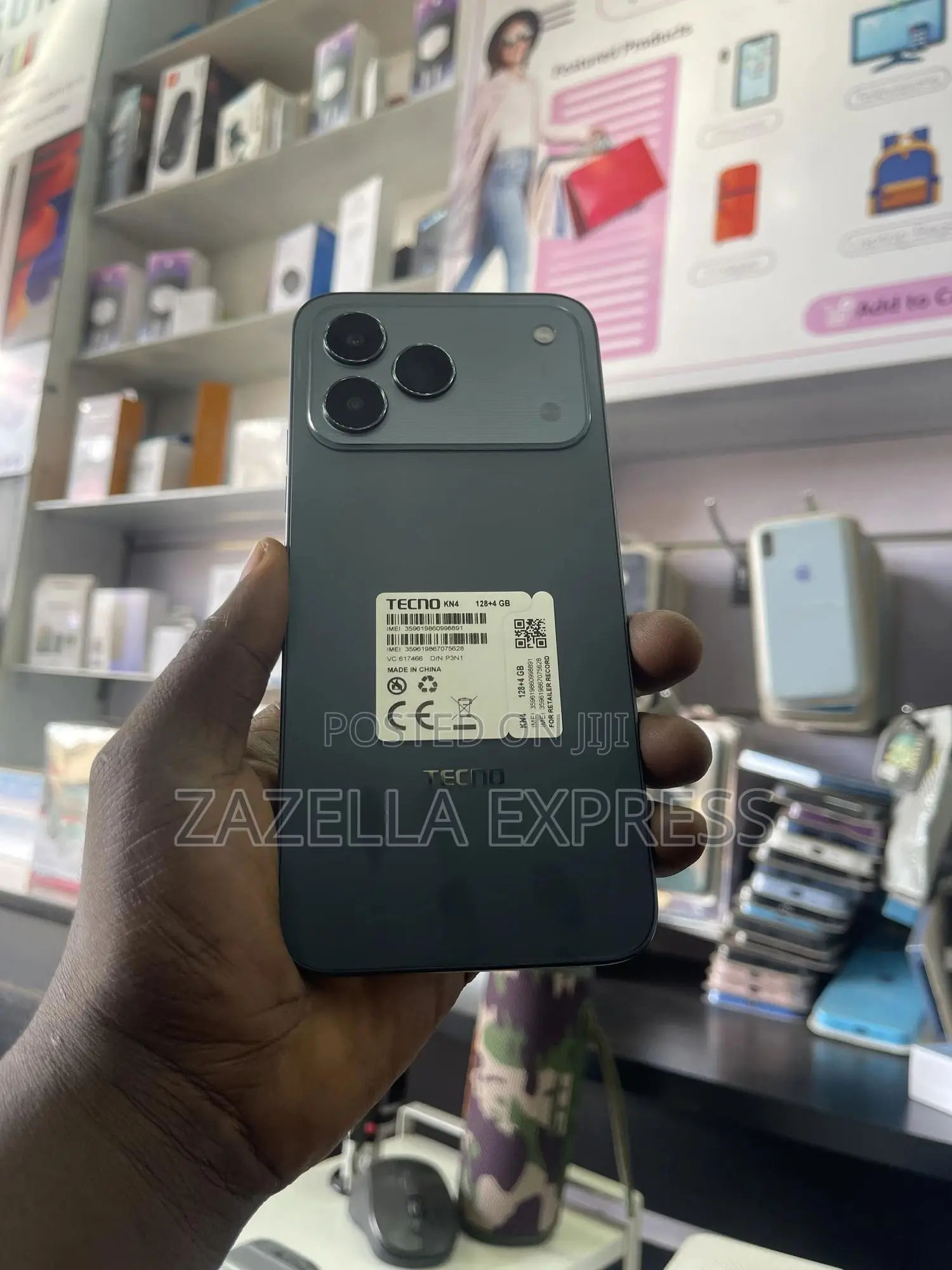 New Tecno Spark 50 128 GB Black