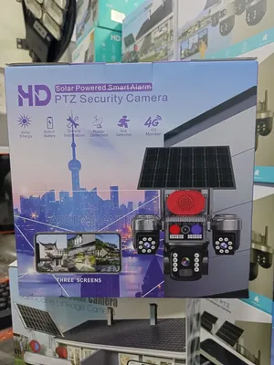 Solar-Powered Smart Alarm PTZ Security Camera