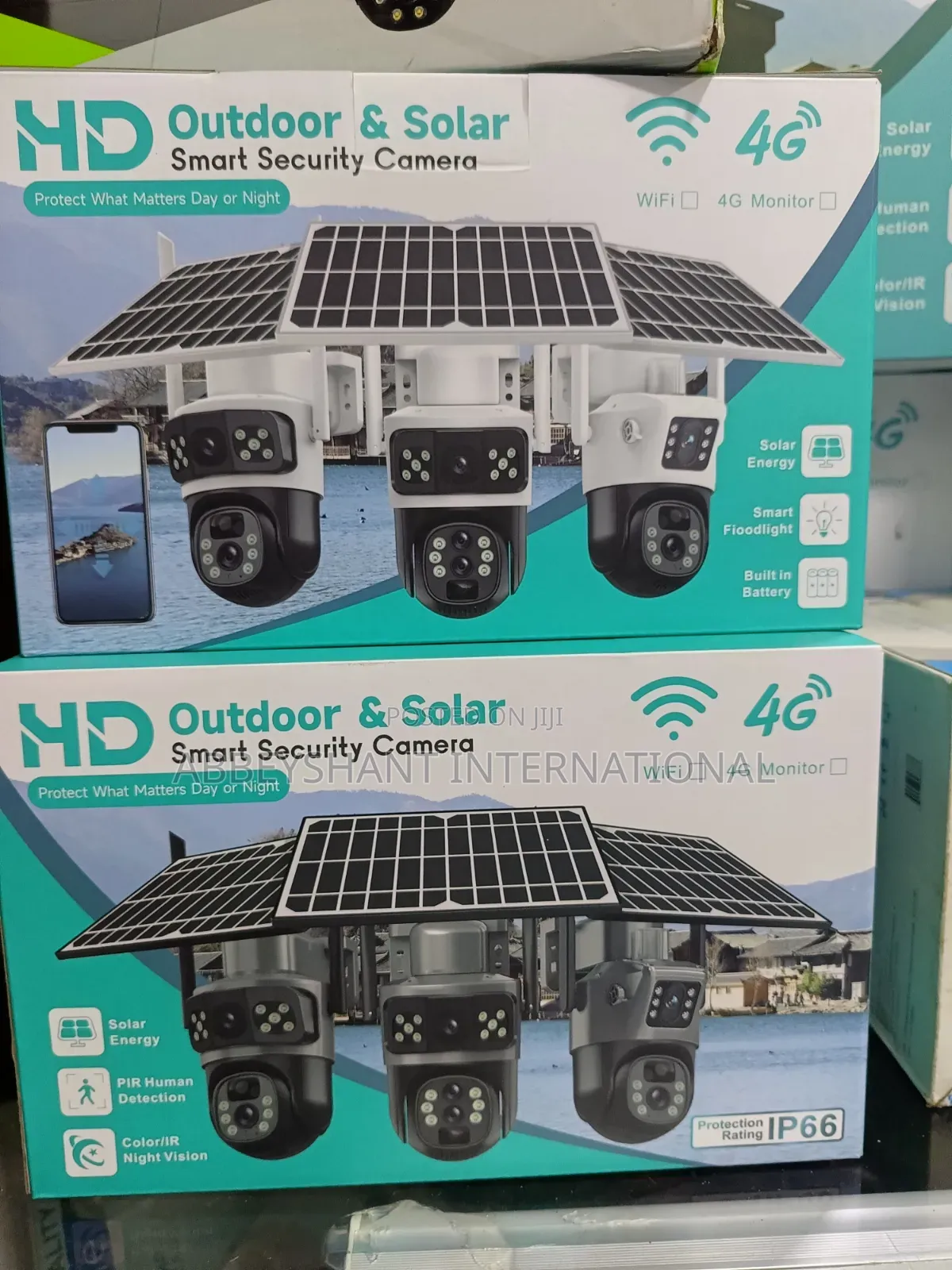 Hd Outdoor/Solar Smart Security Camera Featuring/Wifi 4g Connectivity