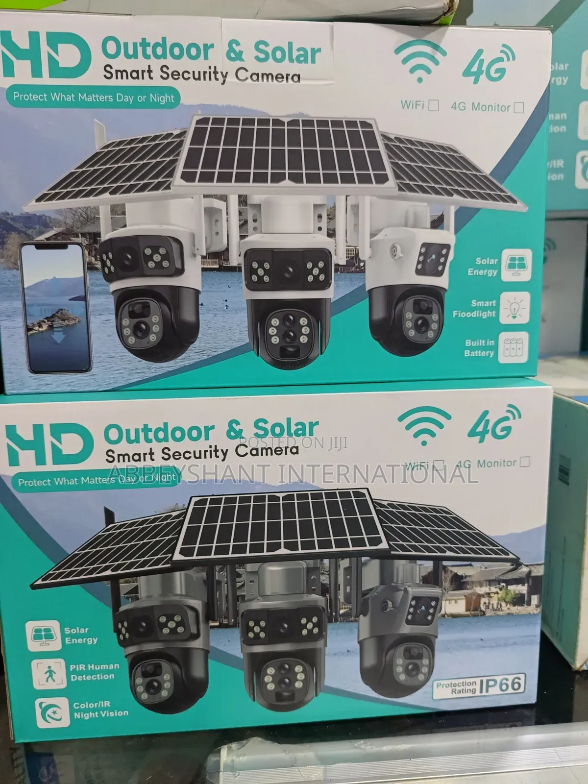Hd Outdoor/Solar Smart Security Camera Featuring/Wifi 4g Connectivity